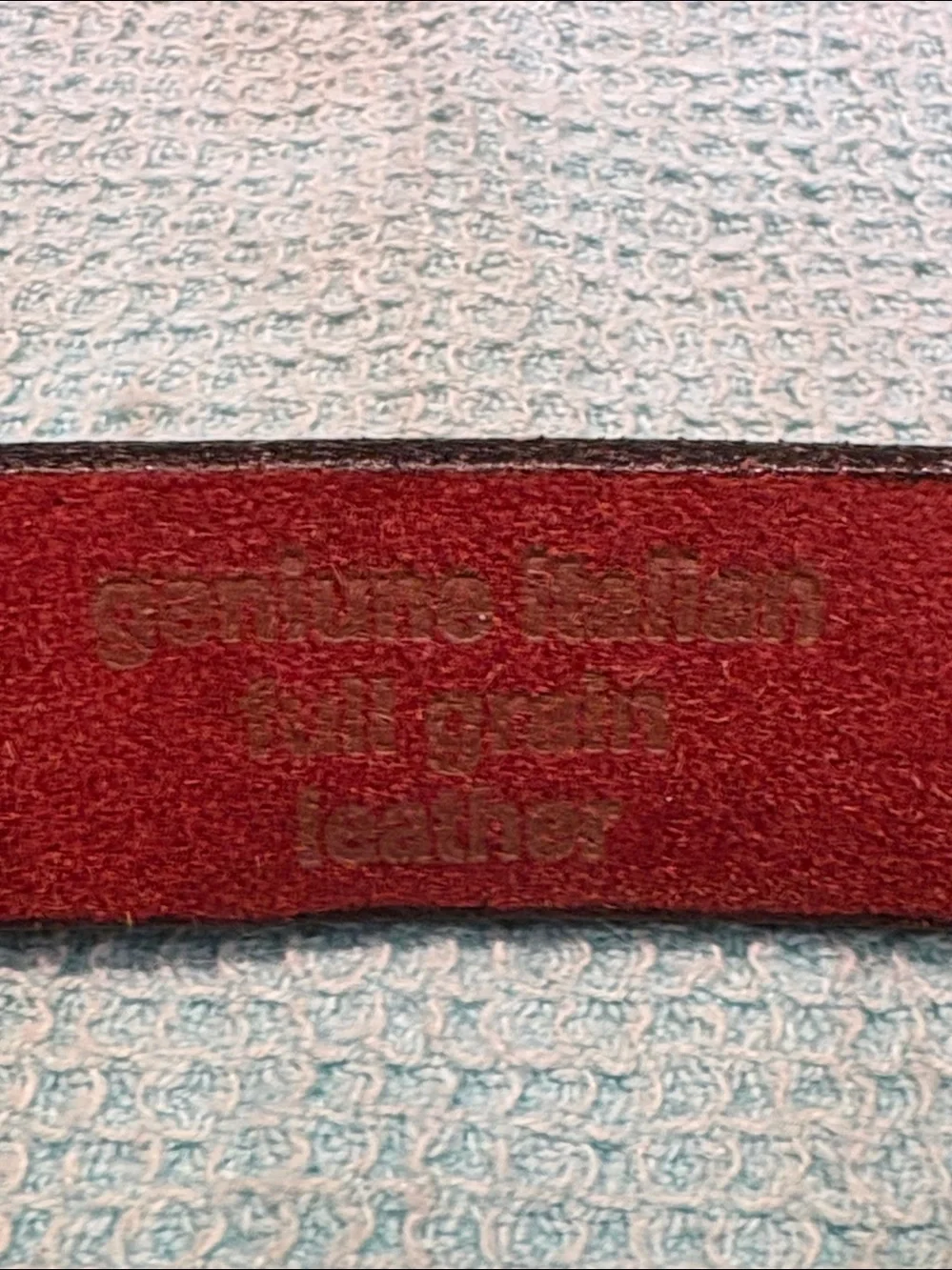 Woman’s Keldon Genuine Italian Leather Belt Western Theme 39 inches